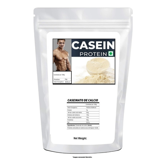 Caseinato Calcio Caseina Suplemento Proteina 1kg Llega Hoy!!