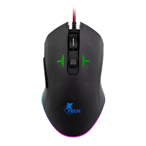 Mouse 
gamer de juego Xtech  XTM-710 negro