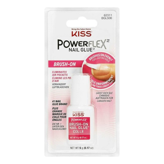 Pegamento Uñas Kiss - Powerflex Brush-on