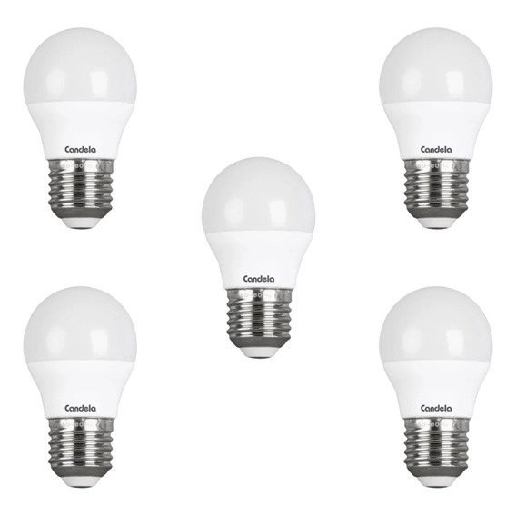 Lámparas Gota Candela Led 5w - Pack X5