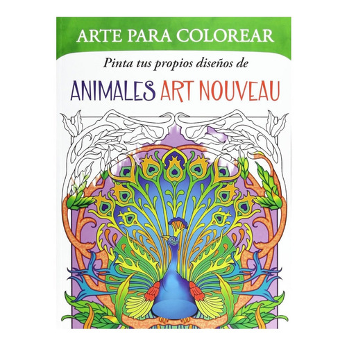 Animales Art Nouveau Arte Para Colorear - Marty Noble