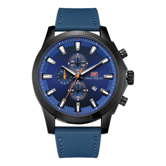 Reloj Para Hombre Mini Focus Mf0082g Mf500103 Azul