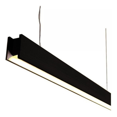 Colgante Lineal Lito 200 Iluminacion Led Madera Blanco N-g