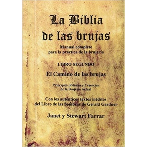 La Biblia De Las Brujas Libro Segundo Janet Farrar
