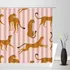 Kkiayy Leopard Race Cortina De Ducha Vida Silvestre Guepardo