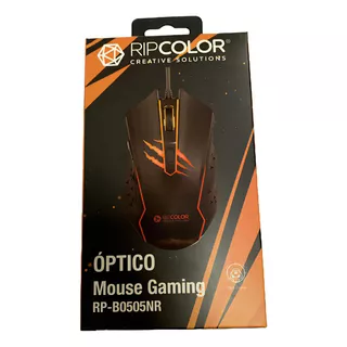 Mouse Gamer Ripcolor Rp-b0505nr Color Negro