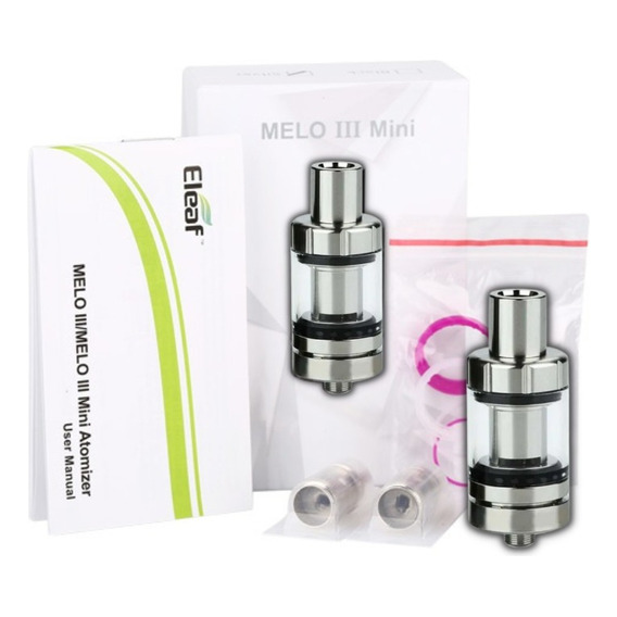 Atomizador Eleaf Melo 3 Mini Con 2 Resistencias + Regalo 