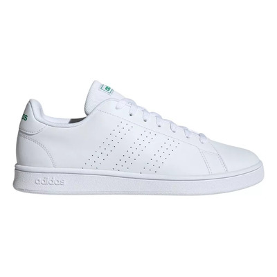 Tenis adidas Advantage Base Color Cloud White/cloud White/green - Adulto 8.5 Mx