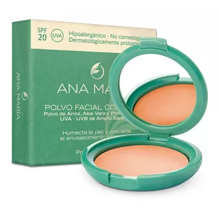 Polvo Compacto Ana Maria Con Protector Solar Fps20