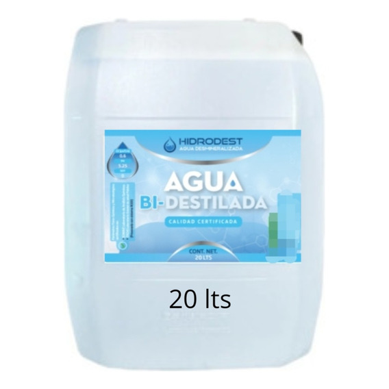 Agua Bidestilada (bidón 19 Lts) 