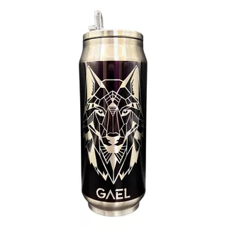 Termo Lobo Geométrico Acero Inoxidable 500ml