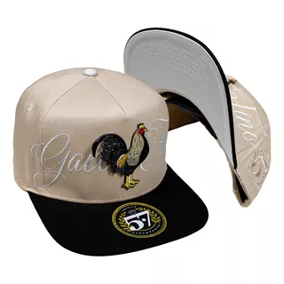 Gorra Gallo Fino Beige/black Cincopunto7