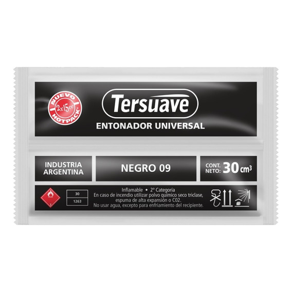 Entonador Tersuave Universal 30 Cc - Mix Color Negro