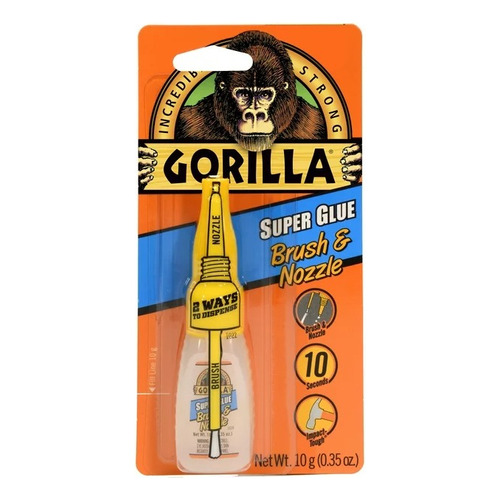 Gorilla Súper Pegamento Instantáneo Transparente 10 G
