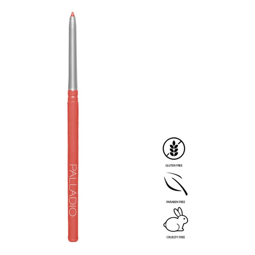 Delineador Labial Retráctil Waterproof X0.28gr Palladio Color Raspberry