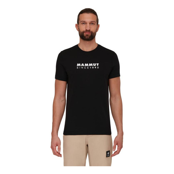 Polera Hombre Mammut Core T-shirt Logo Negro