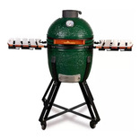 Horno Cerámico Ahumador Kamado Tromen Puma 18 A Leña Verde