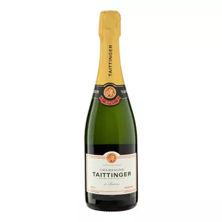 Champagne Francês Branco Brut Réserve Taittinger Chardonnay Pinot Noir Pinot Meunier Reims Garrafa 750mltaittinger 2019 Adega Taittinger 750 Ml