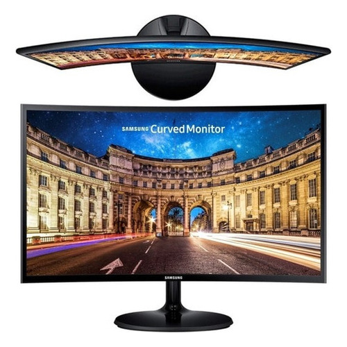 Monitor Samsung 27inc. Curved 1.8m Full Hd Hdmi D-sub High Color Negro