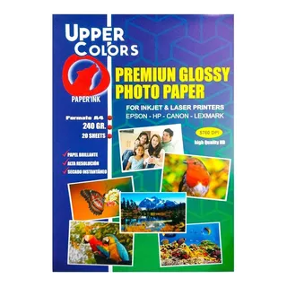 Papel Fotográfico Grueso 240 Gr. X 12 Paquetes  