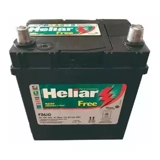 Bateria Heliar F36jd Fit, City, Spark, Qq, Matiz, Tico, Atos