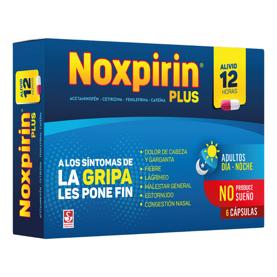 Noxpirin Plus Caja X 6 Capsulas