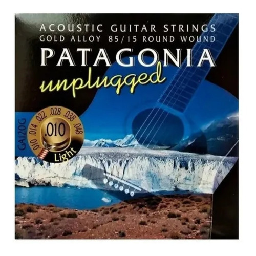 Encordado Guitarra Acústica Patagonia 010-048 Ga120g