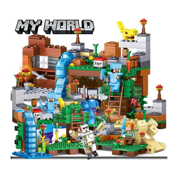 378 Maniquíes Lego Garden City 4 En 1 De Minecraft