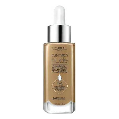 Base de maquillaje en sérum L'Oréal Paris True Match Tinted Serum Hyaluronic Tinted Serum tono medium tan 5-6 - 30mL 30g