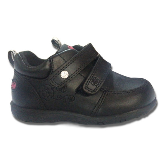 Zapato Escolar Cuero Niña Bubble Gummers 125-6001  Negro