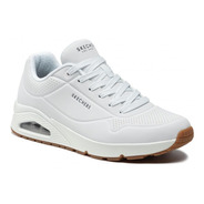 Tenis Skechers Uno Stand On Air - Blanco - Hombre- 52458/wht