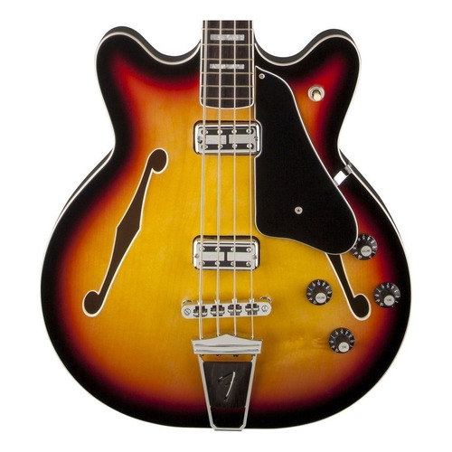 Bajo Fender Coronado Bass 4 Cuerdas 3t Sunburst Color 3ts Orientación De La Mano Diestro