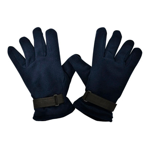 Guantes Doble Polar Invierno Ajuste En Puño Hombre Mujer