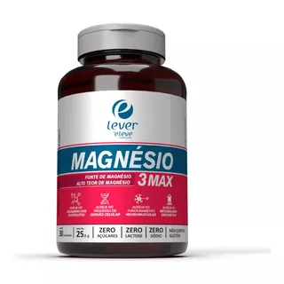 Suplemento Em Cápsula Eleve Suplementos  Corpo E Mente Magnésio 3 Max Bisglicinato De Magnésio, Estearato De Magnésio, Taurato De Magnésio Magnésio 3 Max Sabor  Without Flavor Em Frasco De 25.8g