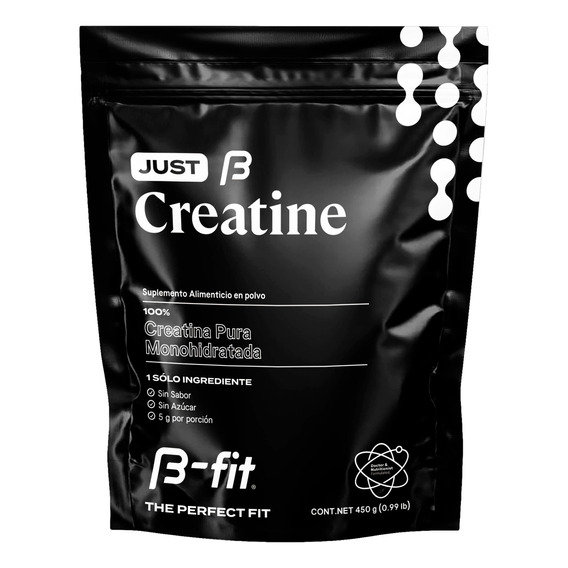 Just Creatine B-fit Sin Sabor 450g