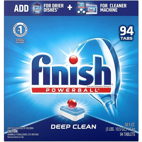 Detergente para lavavajillas Finish Powerball Deep Clean con 94 tabletas