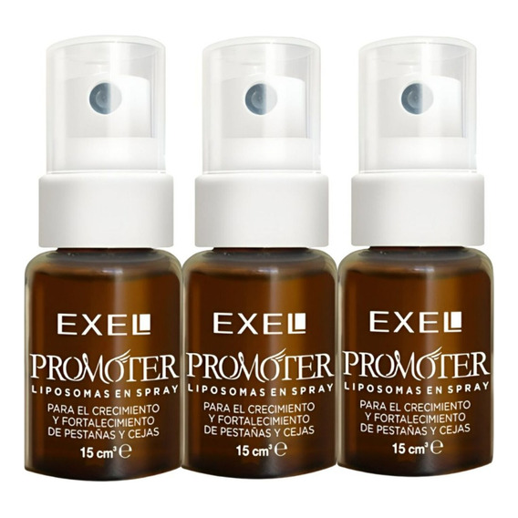 Exel Promoter 3 Unidades Crecimiento Natural Pestañas Cejas