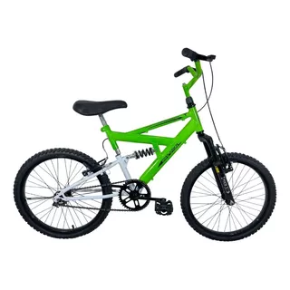 Bicicleta Aro 20 Suspensão Bike Infantil Amortecedor Full 