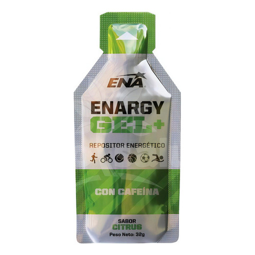 Enargy Gel + Cafeina Ena Caja X 12 Un. Repositor Energetico Sabor Citrus