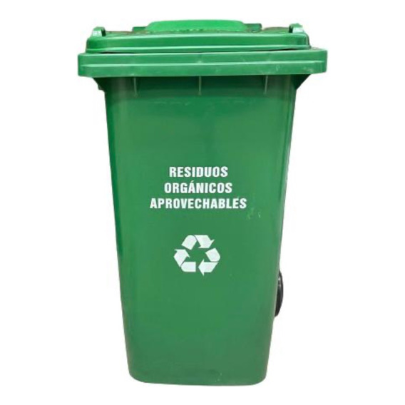 Contenedor Basurero Caneca 240 Litros Verde