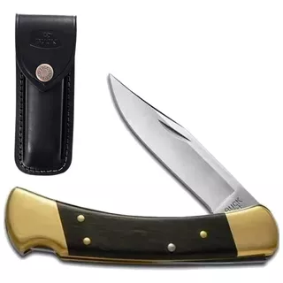 Navaja, Cuchillo Buck 110 Folding Hunter Hecho En Usa. Color Cafe