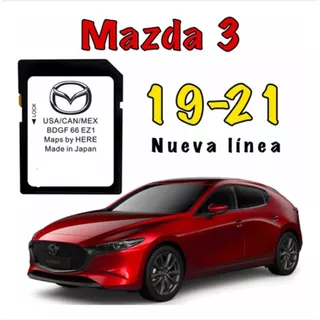 Tarjeta De Navegación Sd Mazda 3 2019-2020 Entrega Programad