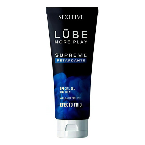 Gel Lubricante Intimo Masculino sexitive lube supreme Efecto Frio placer prolongado