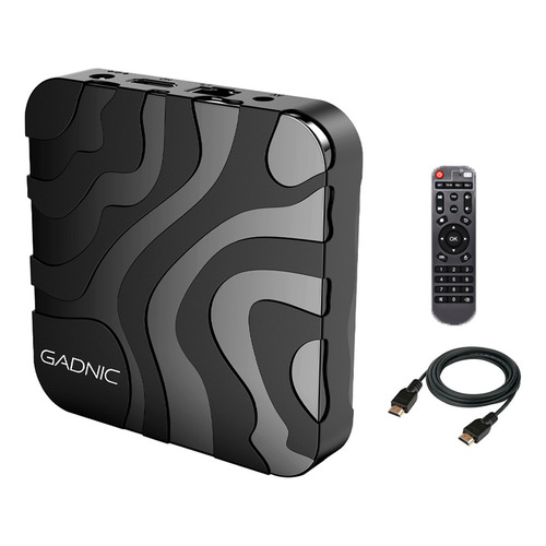 Tv Box Gadnic Quadcore Bluetooth 4.0 4k Wifi 5ghz Gadnic Color Negro