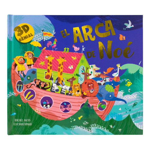 El Arca De Noé / Pd. (libro Pop-up), De Moss, Rachel. Editorial Silver Dolphin Infantil, Tapa Dura En Español, 1