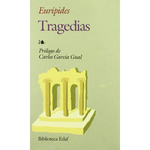 Libro Tragedias Completas Eurípides. Teatro Griego