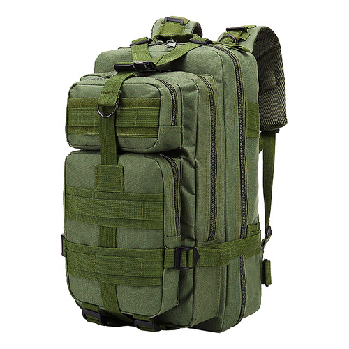 Mochila De Táctica Militar 30l Overfit Trekking Edition Color Verde