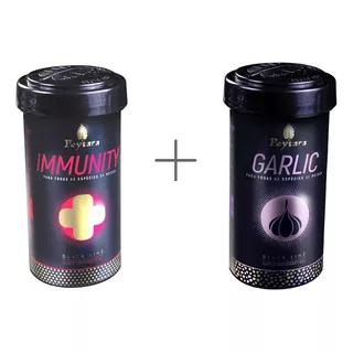 Ração Poytara Immunity Black 90g P/ Peixe Garlic 90g  2 Unid