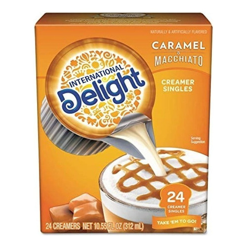 Crema P/café Delight, Sabor Caramelo Mocchiato 24 Pack