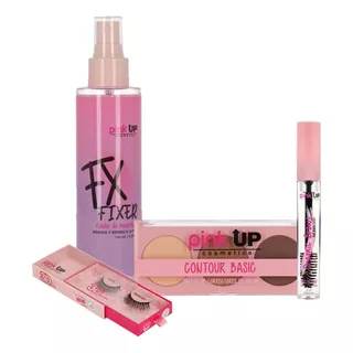 Set De Maquillaje Pink Up Con 4 Productos